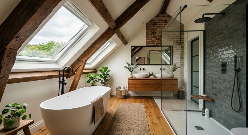 Attic Bathroom Remodeling in Coweta County, GA