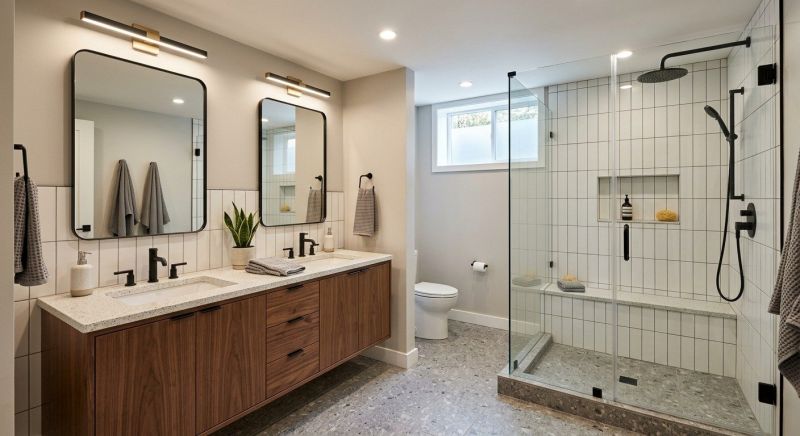 Basement Bathroom Remodeling in Coweta County, GA