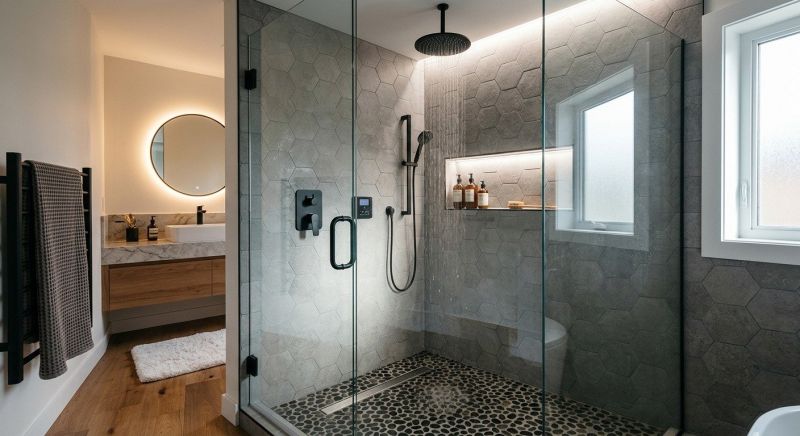 Granite Shower Installation in Coweta County, GA