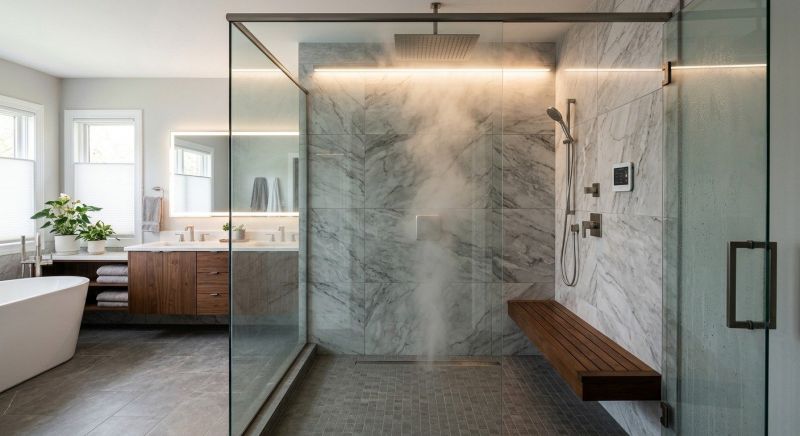 Granite Shower Installation in Coweta County, GA